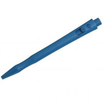 Detectable HD Retractable Pens - Standard Ink (Pack of 50) - Blue Ink, Blue Housing, no Clip