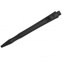 Detectable HD Retractable Pens - Standard Ink (Pack of 50) - Black Ink, Black Housing, no Clip