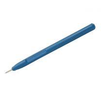 Detectable One-Piece Pens (Pack of 50) - Blue Ink, Blue Housing, no Clip