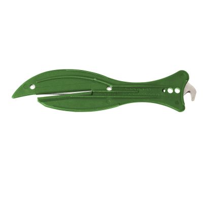 Detectable Safety Knives SK108 with Hook Blade (Pack of 5) - Green