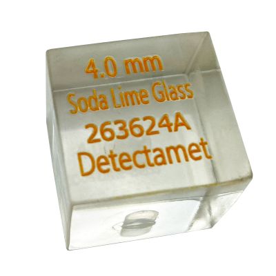 Metal Detector Test Cube - Clear Acrylic