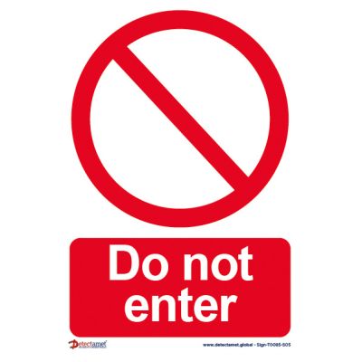 Do Not Enter Sign